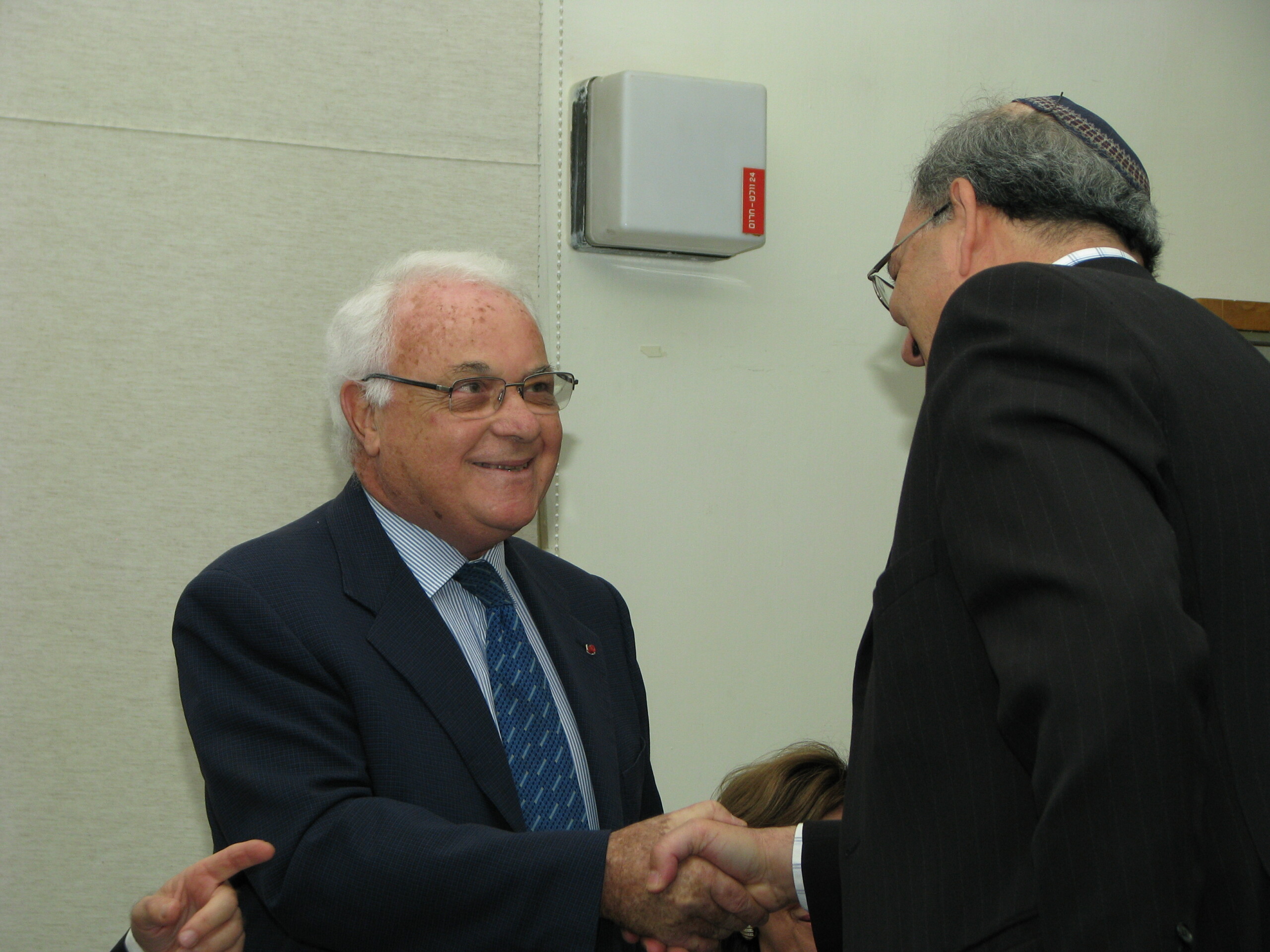 פרופ' אהרן ממן – חתן הפרס לשנת תשס"ט