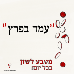 איור מילולי: עמד בפרץ - מטבע לשון בכל יום
