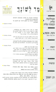 גיליון למד לשונך אוגוסט 1994