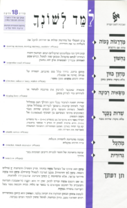 גיליון למד לשונך סדרה 18