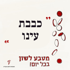 מטבע לשון בכל יום! כבבת עינו.