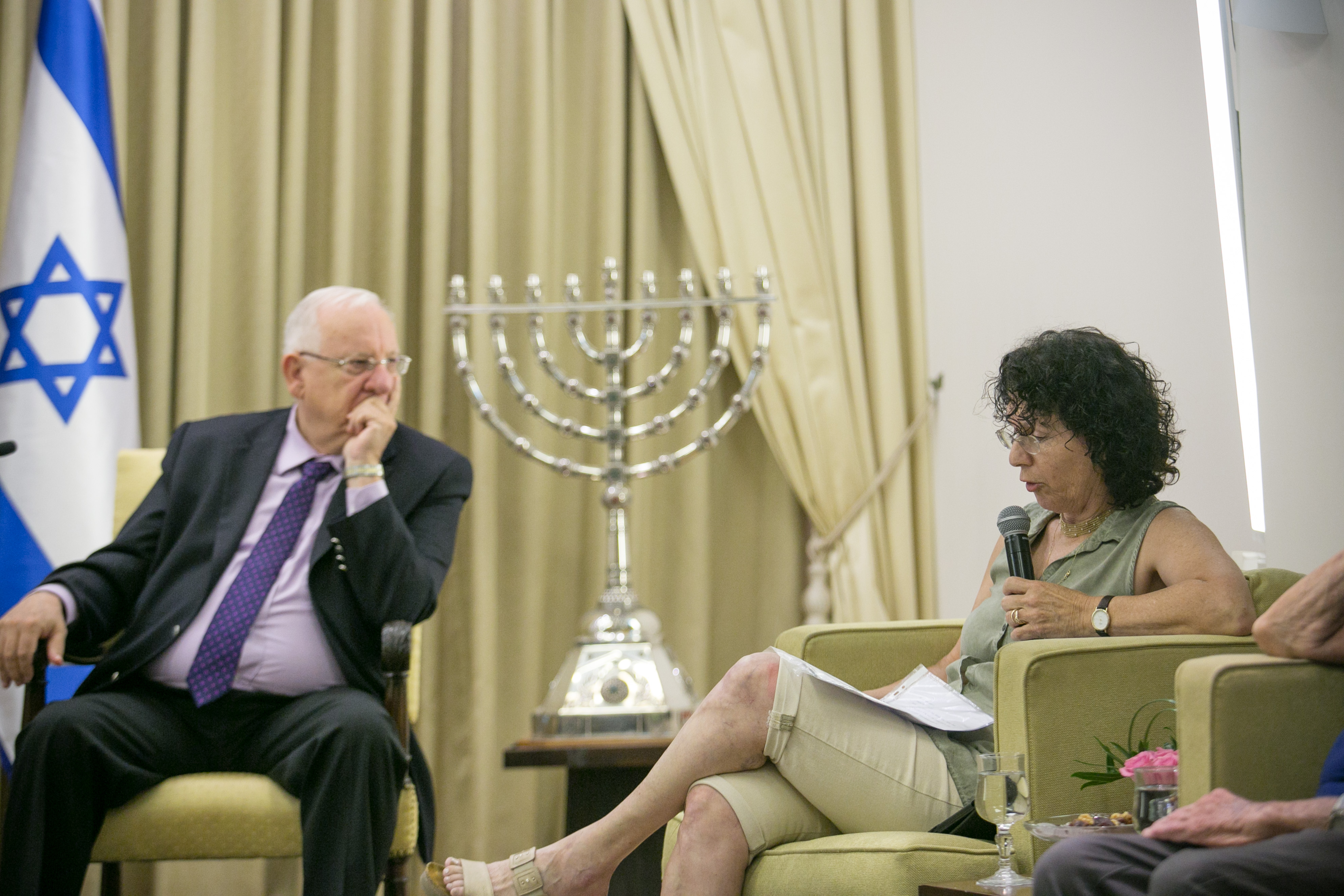 רונית גדיש ונשיא המדינה