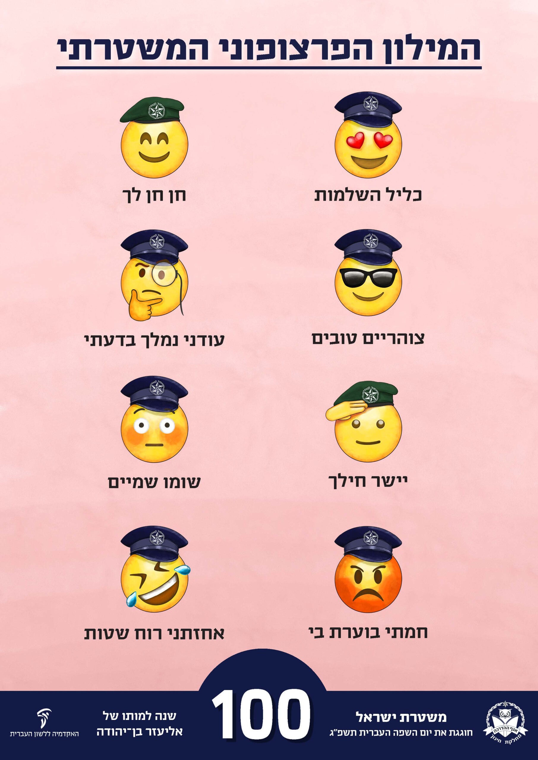 אימוג׳י - כרזות למשטרה