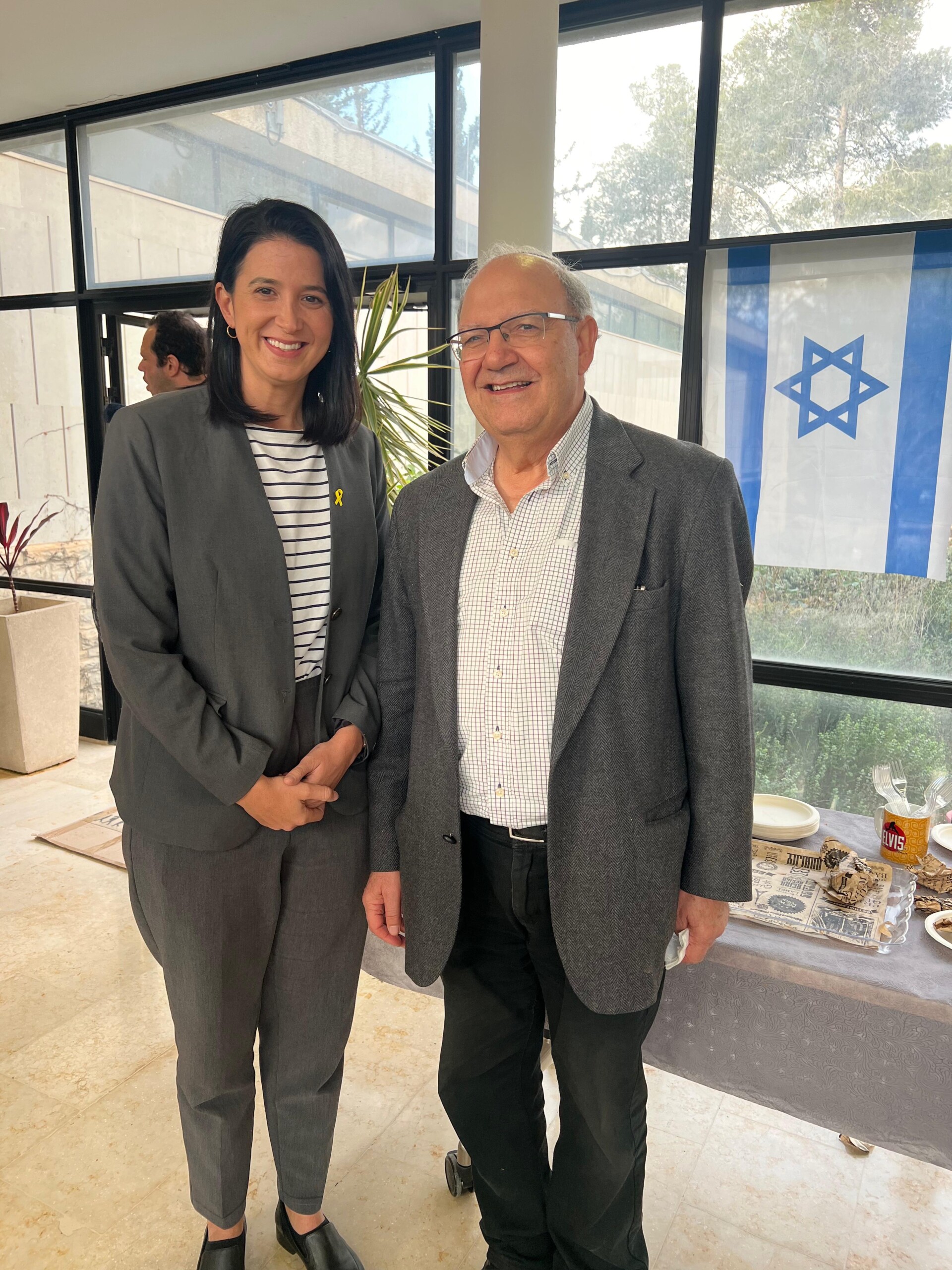 פרופ' אהרן ממן וחכ"ל שירלי פינטו